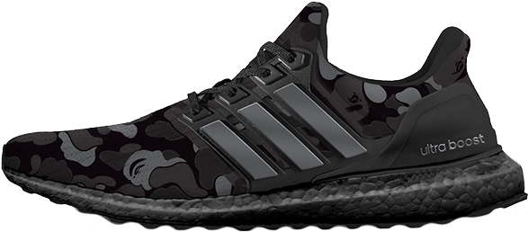 Be Sure To Hit That Bell Icon Above For Release Reminders - Bape X Adidas Ultra Boost (640x387), Png Download