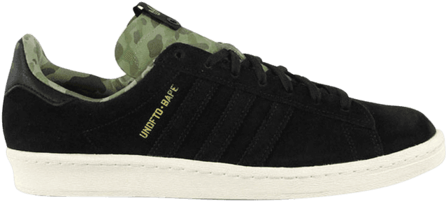 Adidas Undefeated X Bape X Campus 80s Mens Sneakers (750x750), Png Download