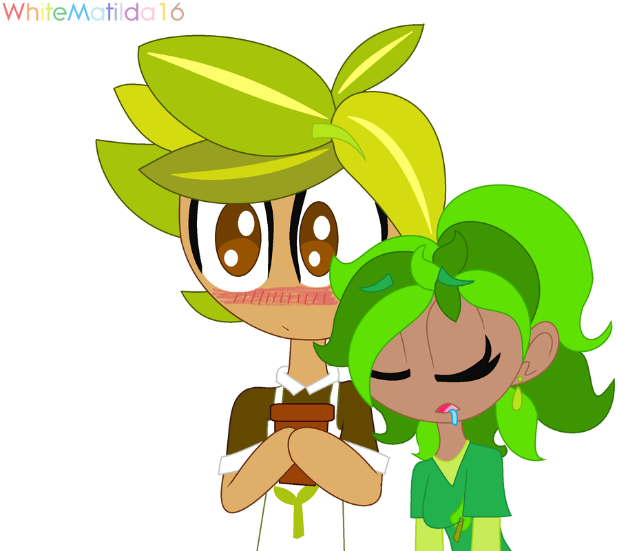 Herb X Leafy By Whitematilda16 - Cartoon (983x813), Png Download