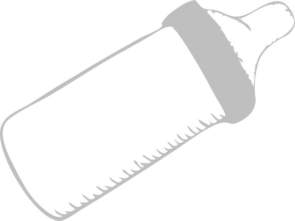 Bottle Png - Baby Bottle White Png (600x450), Png Download