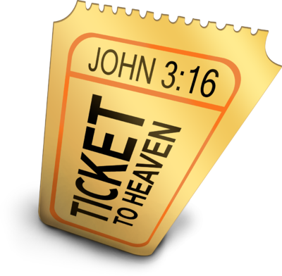 Ticket To Heaven - Ticket To Heaven Clipart (400x392), Png Download