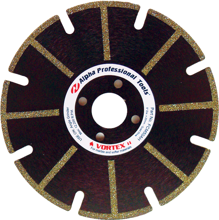 Alpha Fcm50ah Vortex Blade 5" For Marble (750x750), Png Download