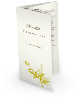 View Leafy Cafe Takeout Menu - Collagen (428x428), Png Download