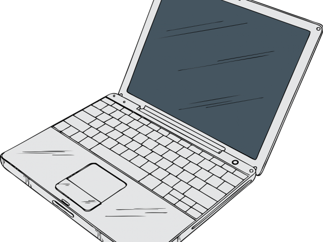 Laptop Computer Clipart - Computer Clipart Image Transparent (640x480), Png Download