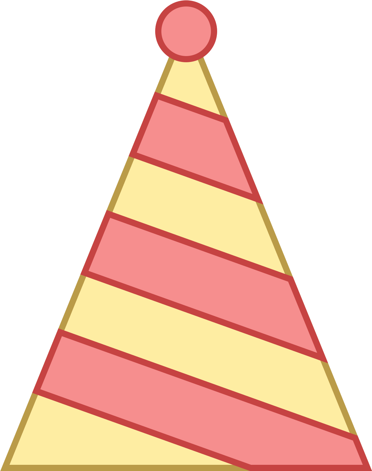 Sombrero De Fiesta Icon - Party Hat (1600x1600), Png Download