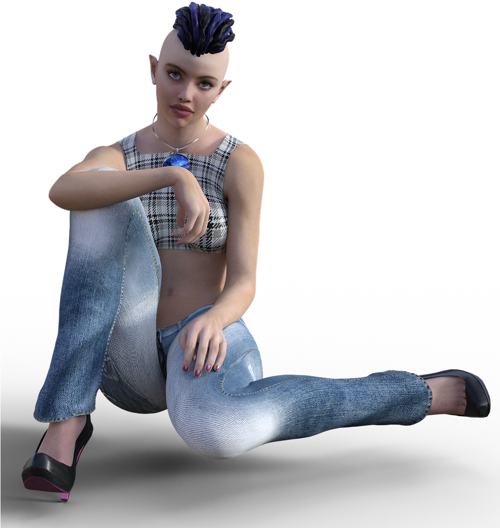 Pictures, Free - Woman Sitting Relaxed (984x1280), Png Download