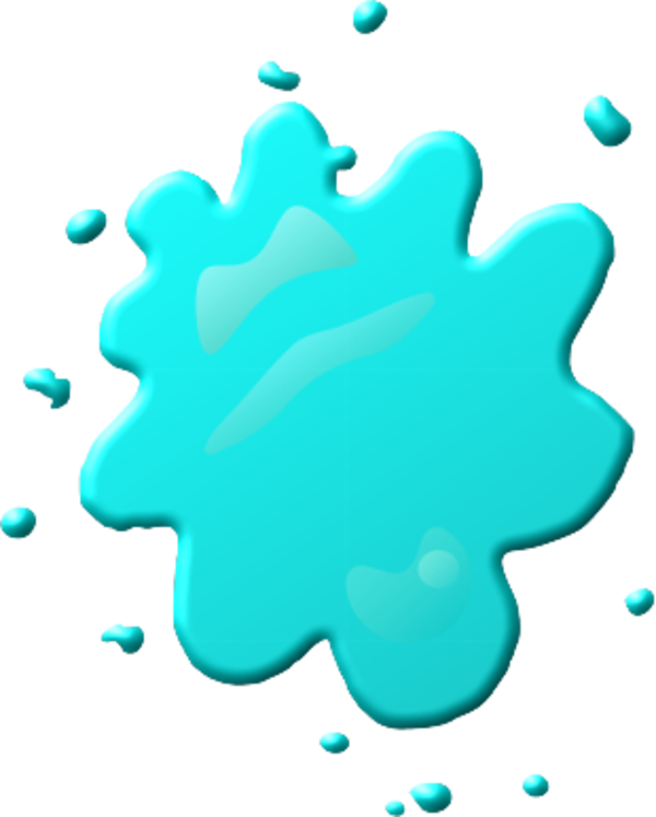 Image Result For Slime Clipart 9th Birthday, Slime, - Blob Of Green Paint (600x747), Png Download