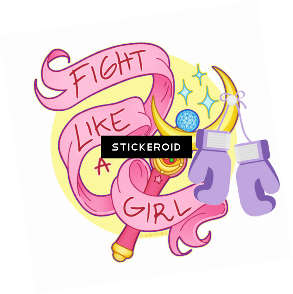Fight Like A Girl - Fight Like A Girl Canvas Print - Small (1155x1156), Png Download
