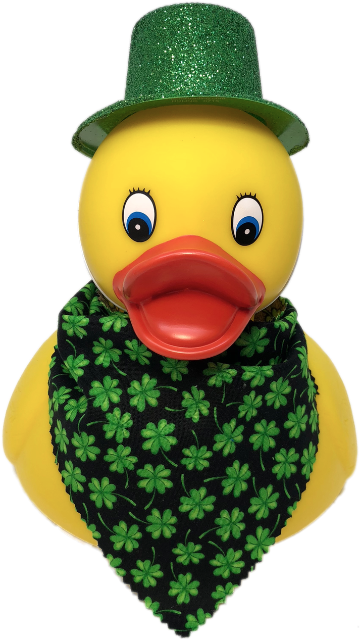Download Patrick’s Day Jumbo Rubber Duck With Leprechaun Hat - Tissu