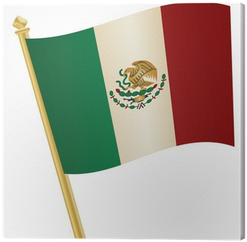 Mexican Flag Illustration (400x400), Png Download