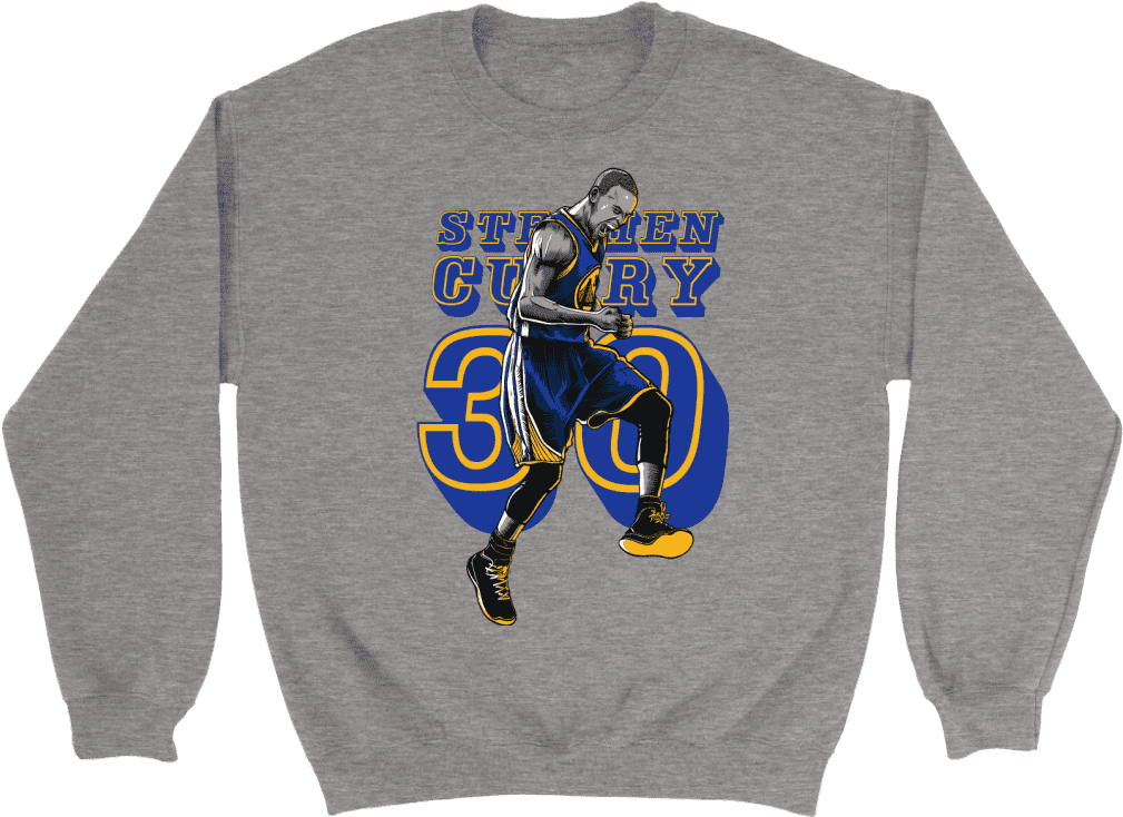 Crewneck Sweatshirt / Sport Grey / S Stephen Curry - Raescustomdecals I Don't Kneel, I Stand Tall & (1024x1024), Png Download