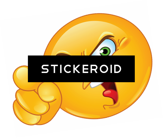 Angry Emoji - Culpar A Los Demas (549x465), Png Download