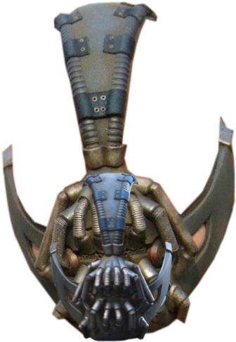 That Sounds Like It's Probably A Better Idea - Batman Bane Mask Transparent (510x529), Png Download