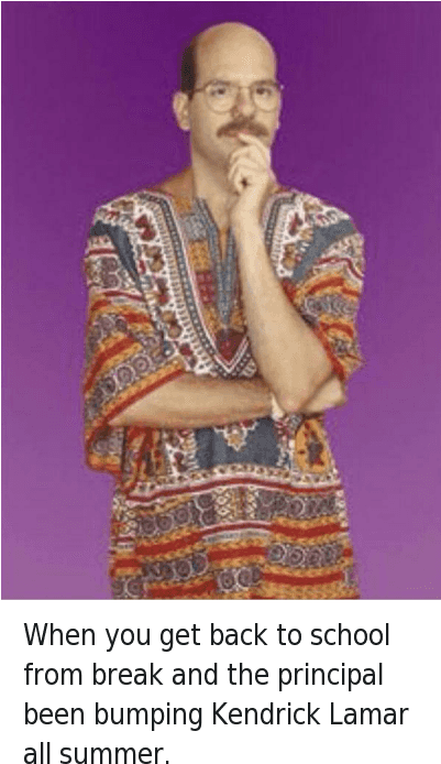 Kendrick Lamar, School, And Shit - White Boy In A Dashiki (400x713), Png Download