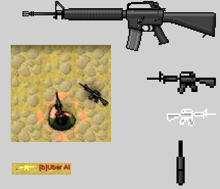 Img - Http - //i - Imgbox - Com/9ghkbpuy - Assault Rifle (430x370), Png Download
