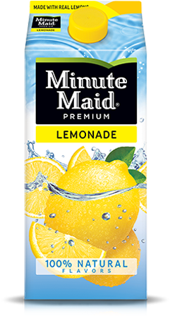 59 Fl Oz Carton - Minute Maid Blueberry Lemonade (270x450), Png Download