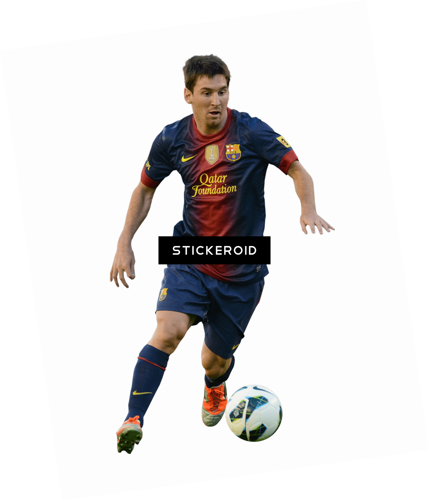 Lionel Messi Playing - Месси Png (1378x1607), Png Download