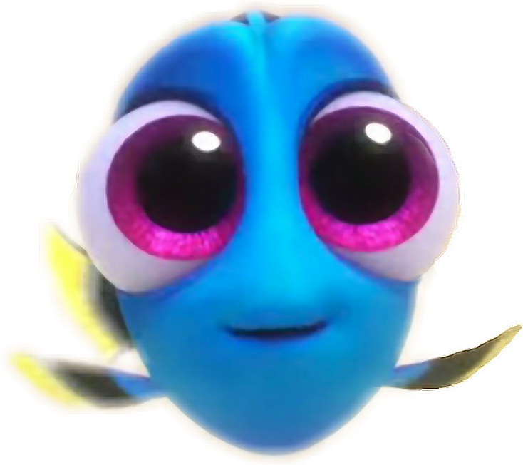 Baby Dory Transparent Gif (734x652), Png Download