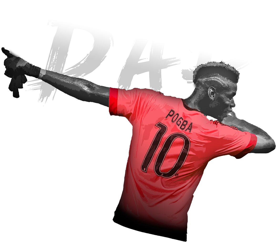 Paul Pogba - Dab - Pogba Dab Png Manchester (1200x1679), Png Download