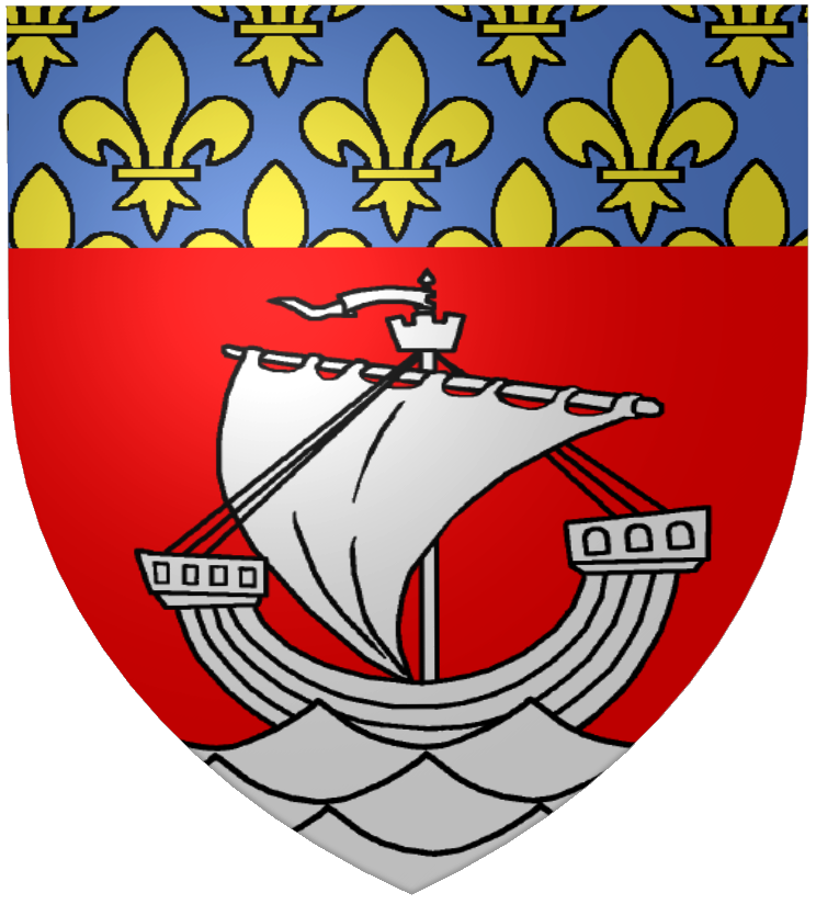 Blason Paris - Ville De Paris (744x824), Png Download