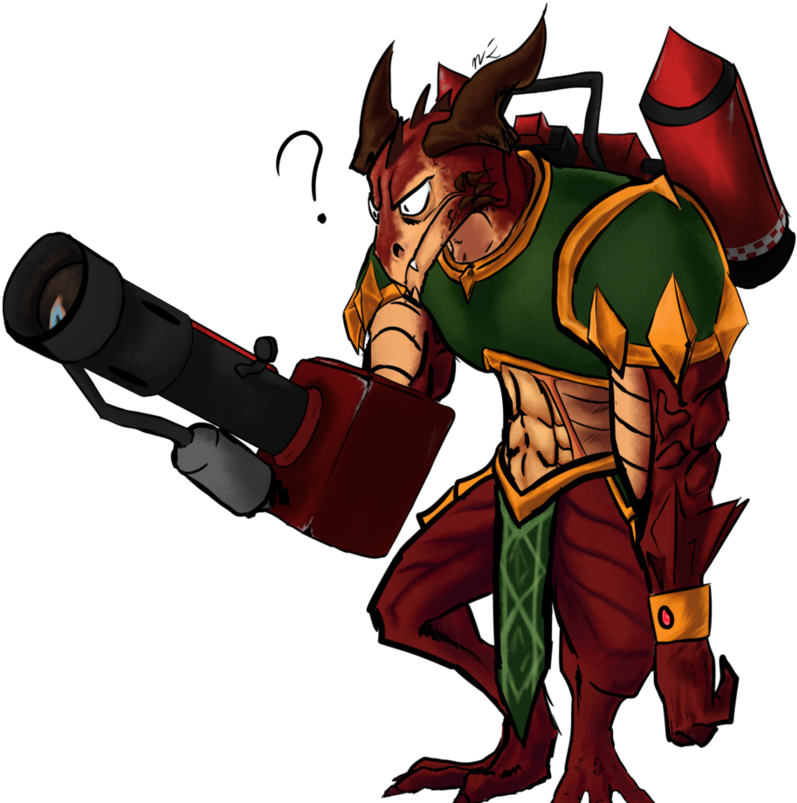 The Dragons Fury Nickolash Wrong Game Drogoz Paladins - Paladins Chibi Png Drogoz (894x894), Png Download