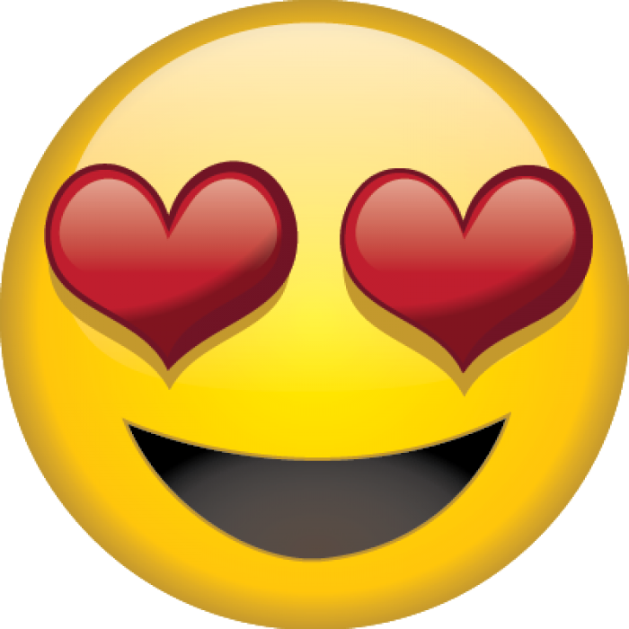Emoji In Love Png - Love Face Png (700x700), Png Download