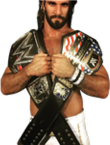 Seth Rollins Clipart - Wwe World Heavyweight And United States Championship (640x480), Png Download