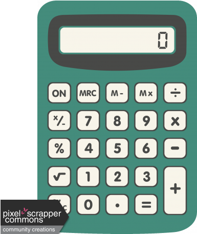 Back To School - Pixel Calculator Png (456x456), Png Download