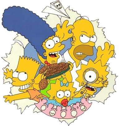 Lisa Simpsons Maggie Marge (384x404), Png Download