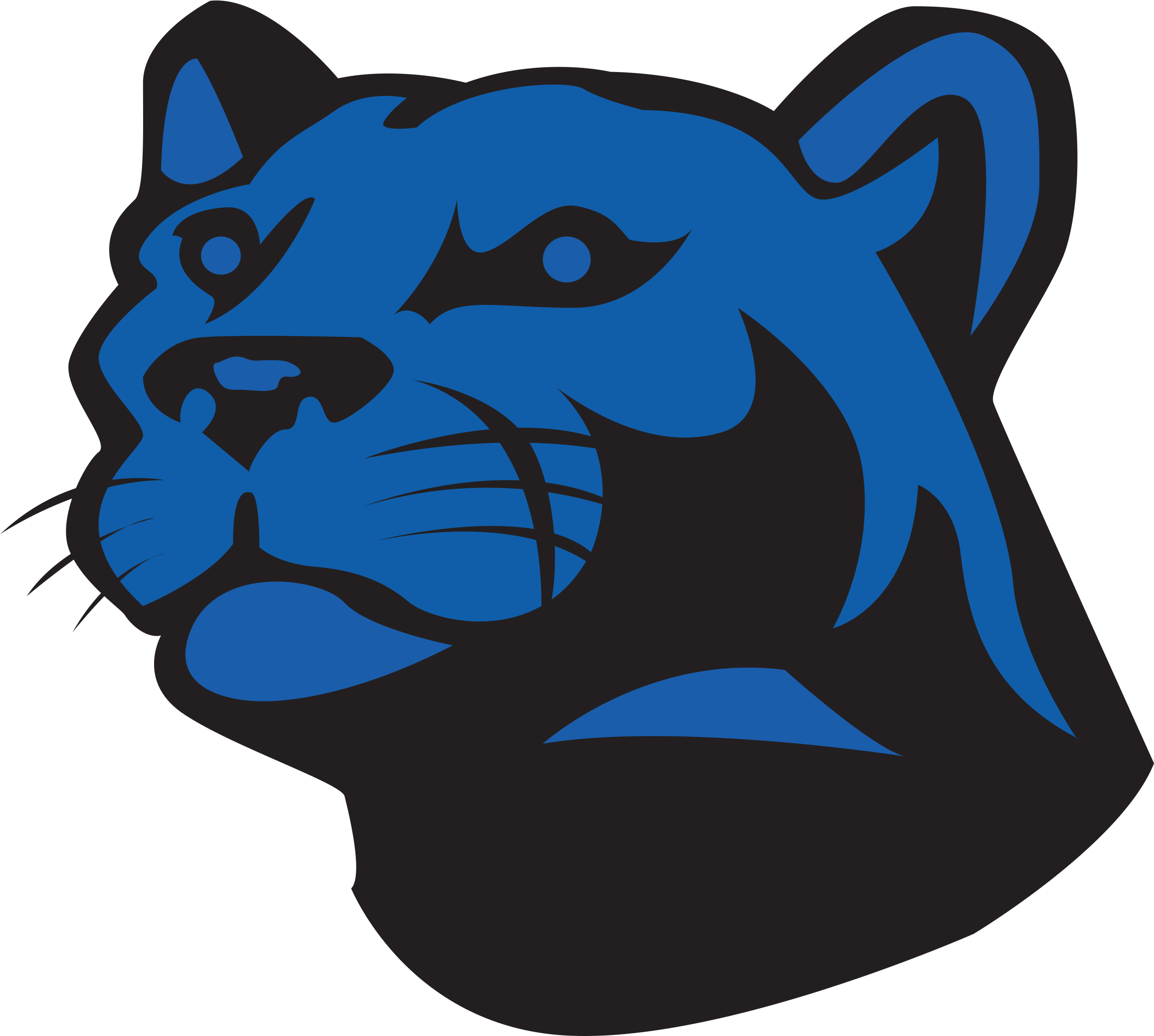 Panther - Panther Elementary School Logo (2450x2450), Png Download