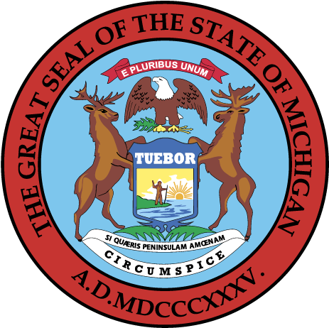 State Of Michigan Symbol (524x506), Png Download