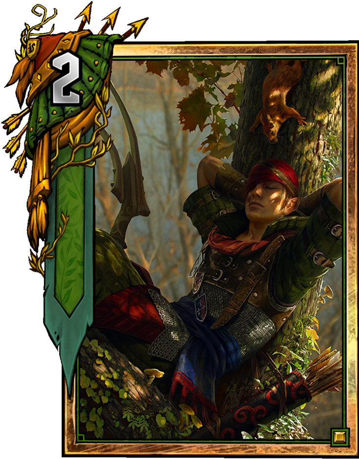 Iorveth - Meditation - Gwent Iorveth Meditation (775x1048), Png Download