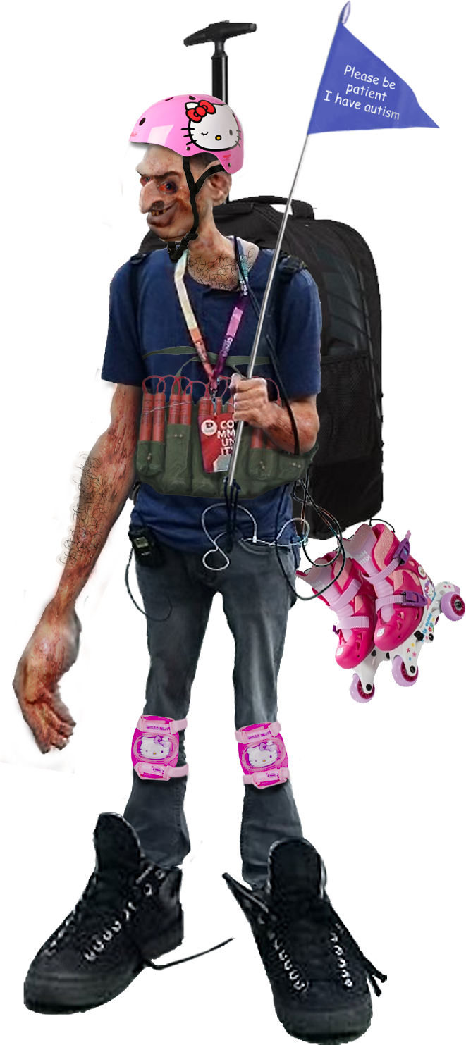 Reposting My Mofukin Scuffed Ass Cutout For You Guys - Scuffed Ice Poseidon (661x1483), Png Download
