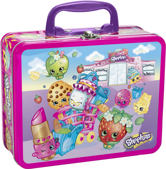 Shopkins 100-piece Puzzle In Lunchbox Tin Pressman - Shopkins 100 Piece Puzzle In Lunchbox Tin (700x700), Png Download