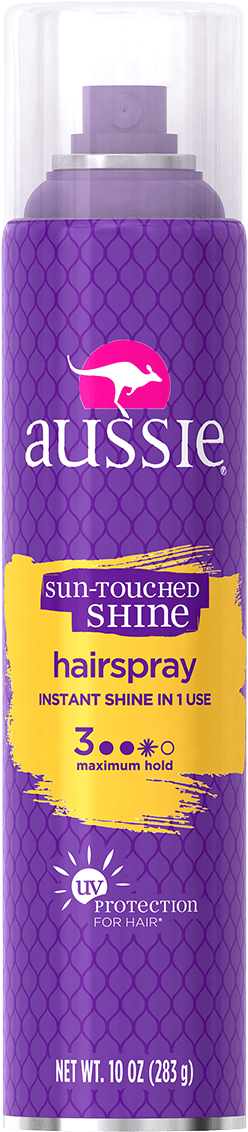 Sun Touched Shine Hairspray - Aussie Sun Touched Shine (1290x1290), Png Download