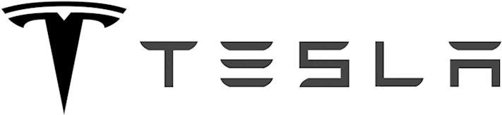 Tesla Plugshare - Tesla Logo Png Black (800x209), Png Download