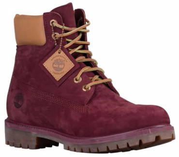 Timberland Timberland - Timberland 6" Premium Waterproof Boots - Men's Burgundy... (465x324), Png Download