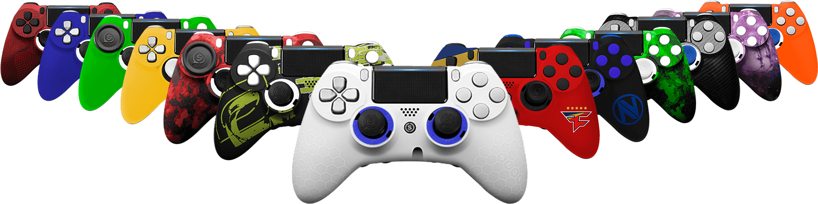 Customizable Controllers - Scuf Controller Ps4 Impact (1800x444), Png Download