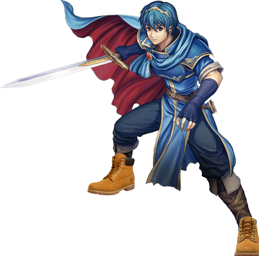 23 Oct - Marth Fire Emblem Heroes (530x524), Png Download