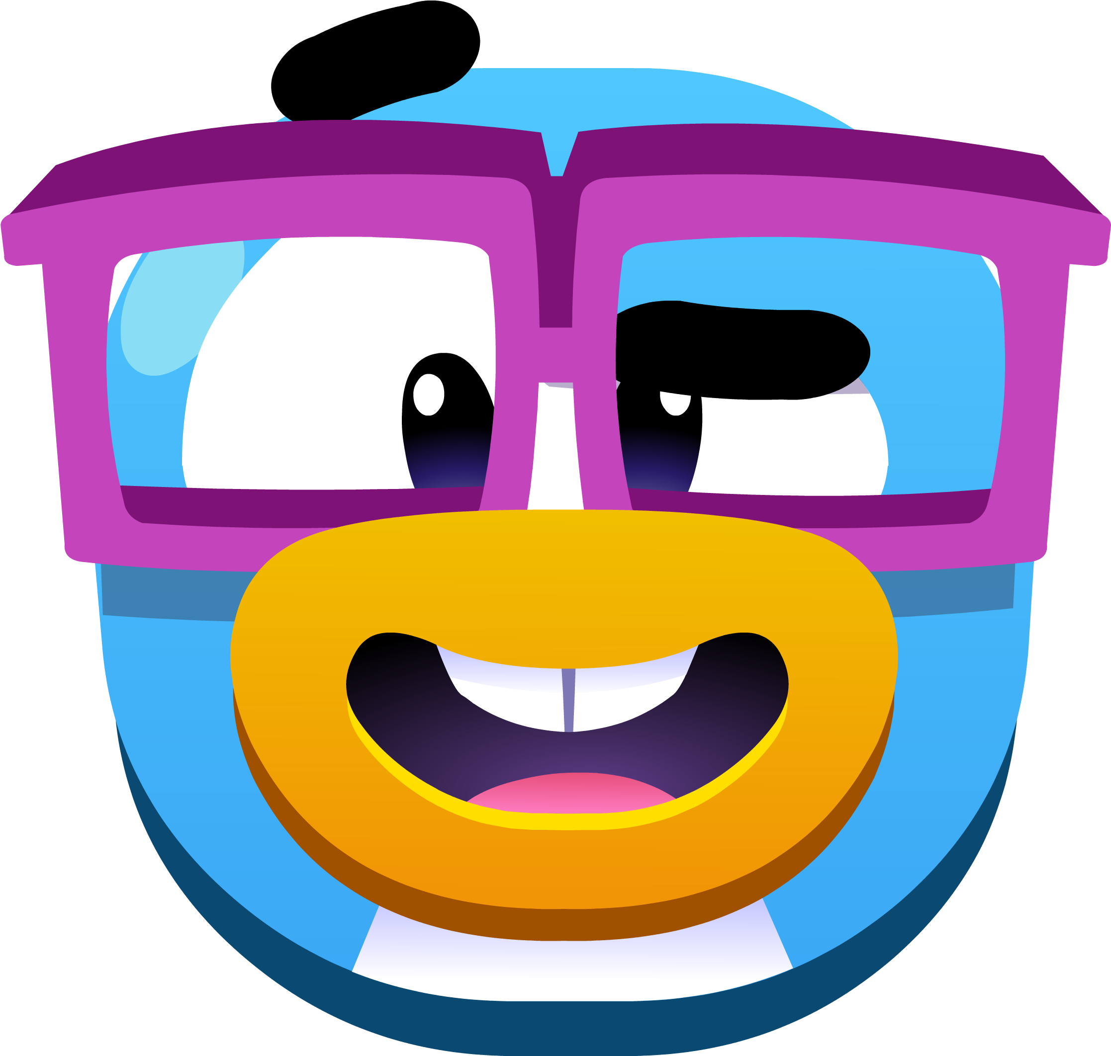 Top Images For Dab Emoji Transparent On Picsunday - Emojis Club Penguin Island (2233x2178), Png Download