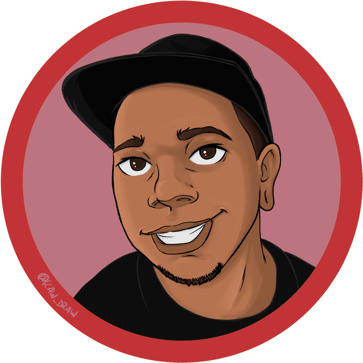 Youtuber Avatar - Cool Black Guy Cartoon (1280x1277), Png Download