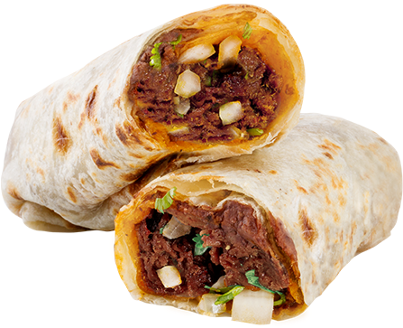 Burrito Deshebrada (532x391), Png Download