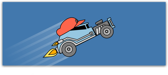 At The Height Of My Rocket League Obsession, I Tried - Off-road Vehicle (750x350), Png Download