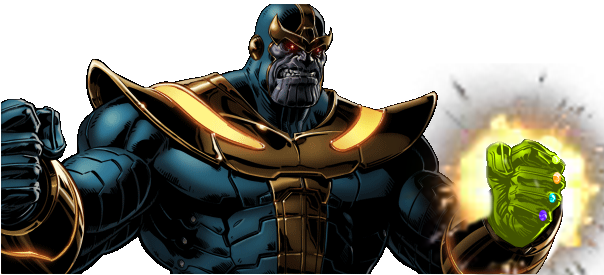 Marvel Avengers 2 Thanos Download - Thanos Marvel Avengers Alliance (604x275), Png Download