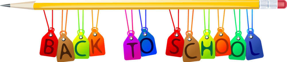 Cropped Back To School Pencil Header - Powerpoint Background Back To School (1000x217), Png Download
