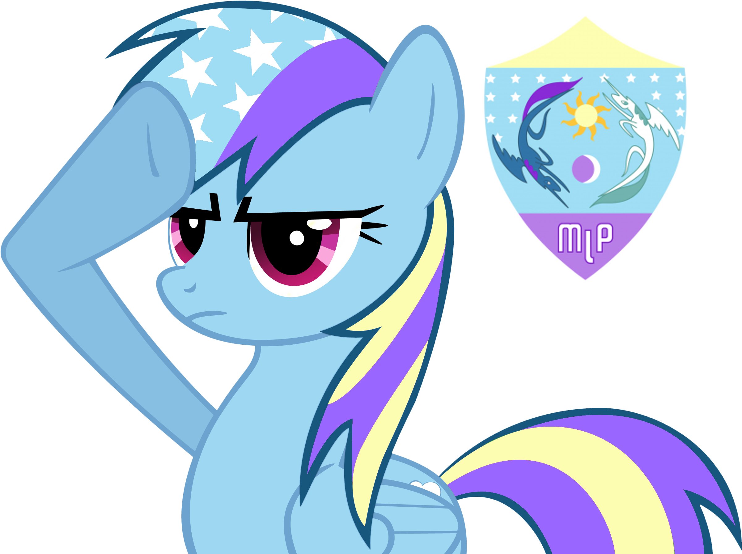 4chan Cup Salute - My Little Pony Australia (2450x1850), Png Download