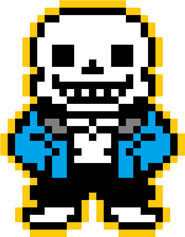 Undertale Sans And Papyrus Pixel (1140x1140), Png Download