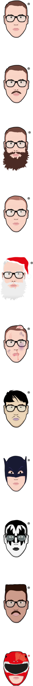 Selfie - Cartoon (820x2486), Png Download