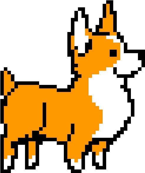 Corgi-jump - Corgi Cross Stitch Pattern (1200x1200), Png Download