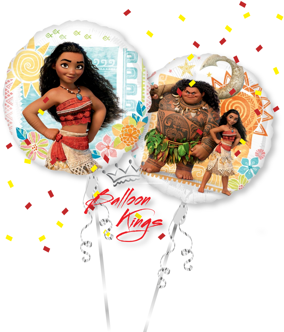 Moana Group - Disney Moana Foil Balloon (1075x1280), Png Download